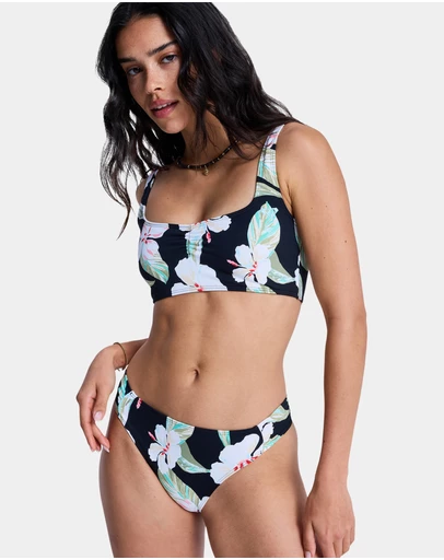Roxy - Womens Printed Essentials Moderate Bikini Bottom