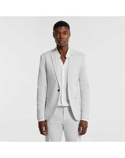 yd. - Terrazzo Check Stretch Blazer