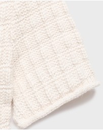 M.N.G - Textured Sweater With Ruffles
