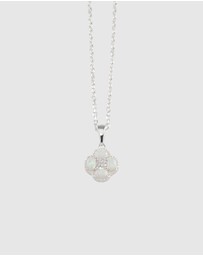 Von Treskow - Czelline Opal Clover Belcher Necklace