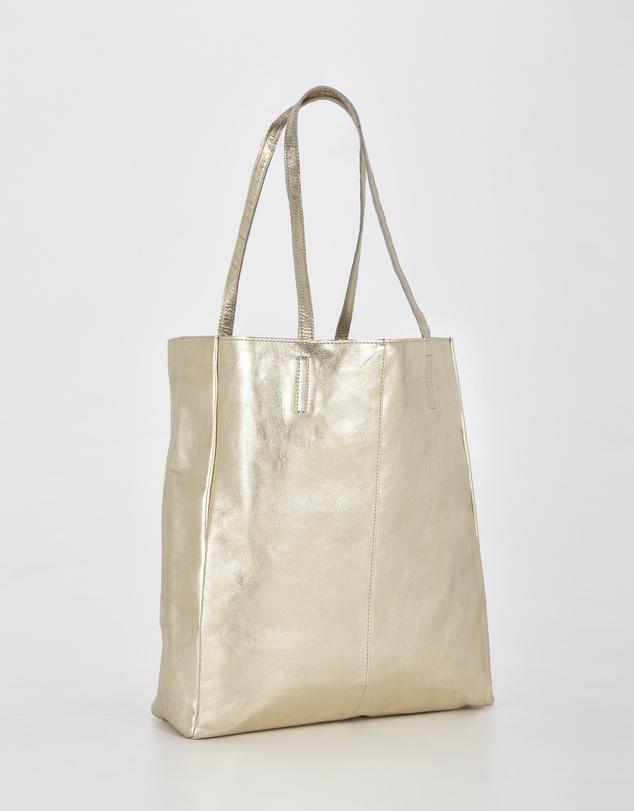 Cobb & Co - Venus Metallic Leather Tote