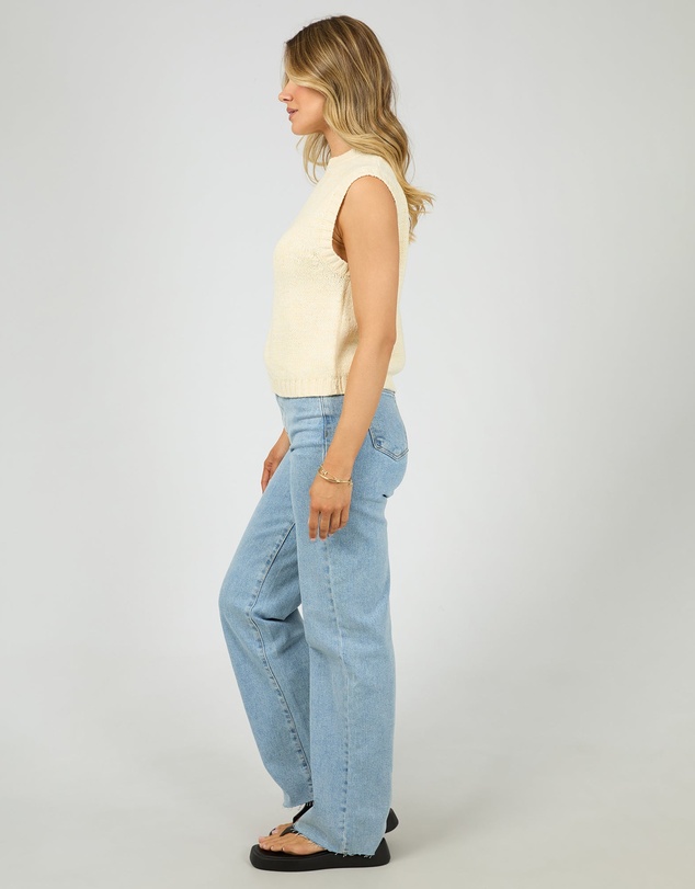 All About Eve - Talullah Knit Vest Vintage White