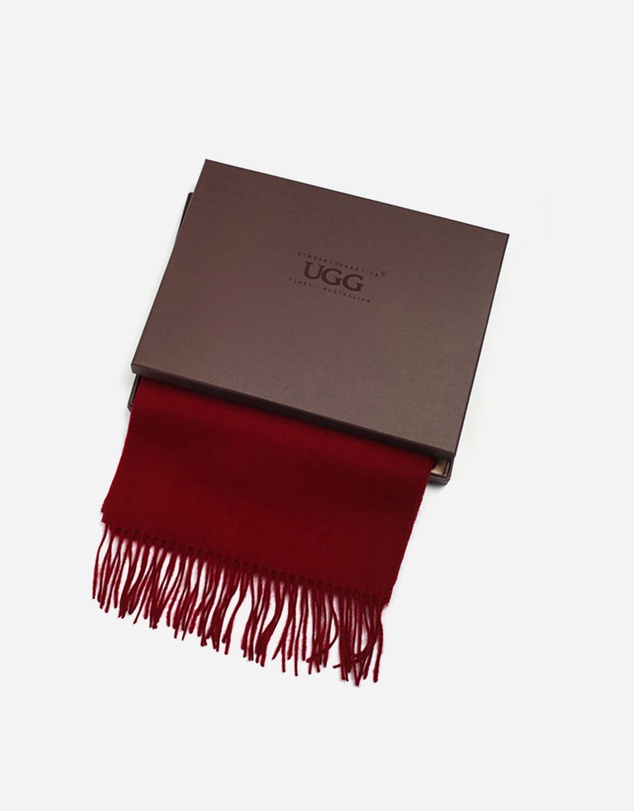 Ozwear Connection Uggs - Ugg 100% Wool Scarf Red