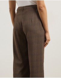 Atmos&Here - Helena Check Suiting Pants