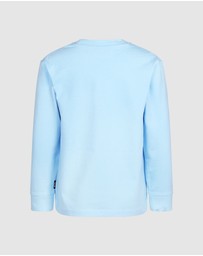 Rock Your Kid - Chill Out David Long Sleeve T-Shirt in Light Blue