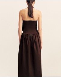 Shona Joy - Aliah Halter Tie Midi Dress