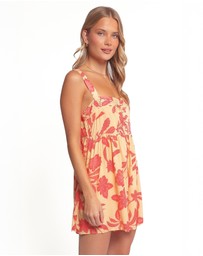Petal & Pup - Nani Playsuit - Red Yellow Paisley Floral