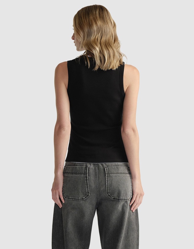 Decjuba - D-Luxe Ribbed Scoop Tank