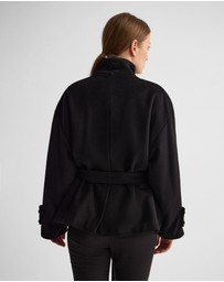 Oxford - Sarina Wool Blend Scarf Jacket