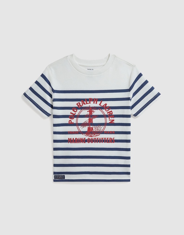 Polo Ralph Lauren - Cotton Jersey Graphic Tee - Babies-Kids