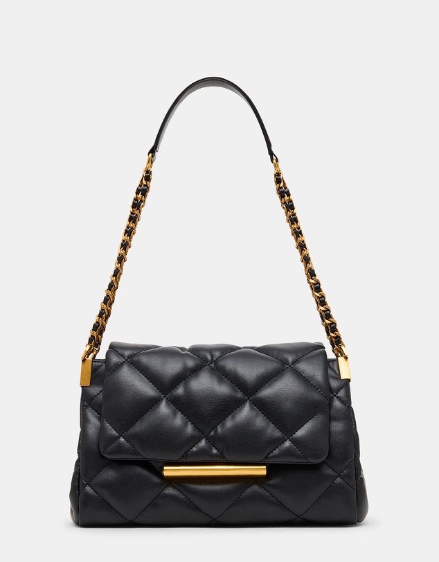 Steve Madden - BColette Black/Gold Shoulder Bag