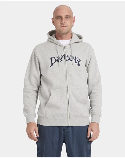 Billabong - Mens Bad Dog Arch Zip Up Hoodie