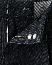 M.N.G - Wide-Leg Pleated Denim Trousers