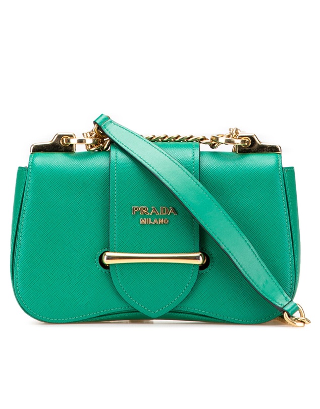 Pre-Loved by Azura Reborn - Pre-Loved prada Elegant Top Handle Bag with Chain Strap