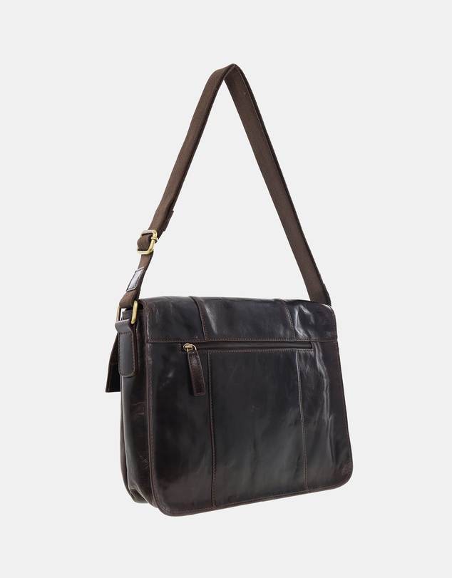 Pierre Cardin - Pierre Cardin Men's Rustic Messenger/Computer Bag