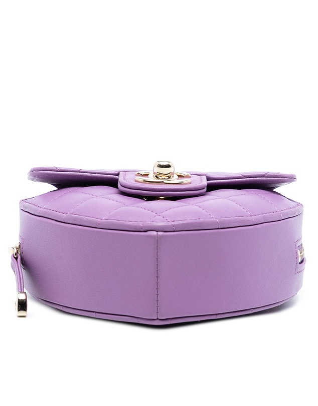 Pre-Loved by Azura Reborn - Pre-Loved Mini Lambskin CC in Love Heart Crossbody