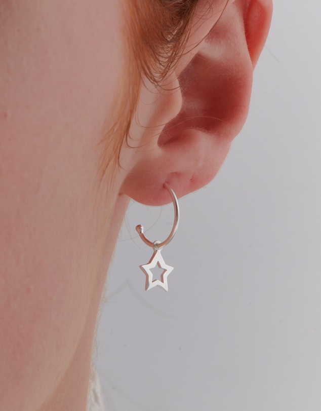 Karen Walker - Star Hoop Earrings