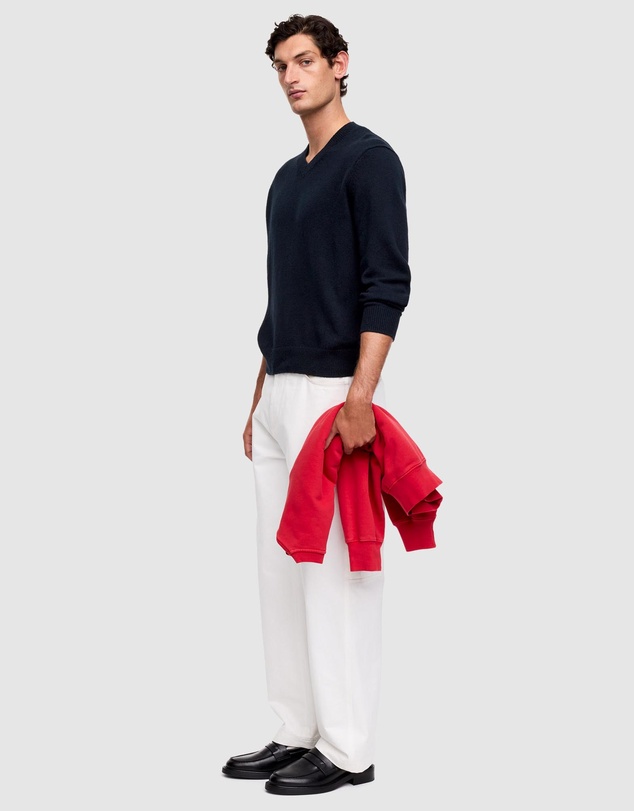 ARKET - Linen Cotton V-Neck Jumper