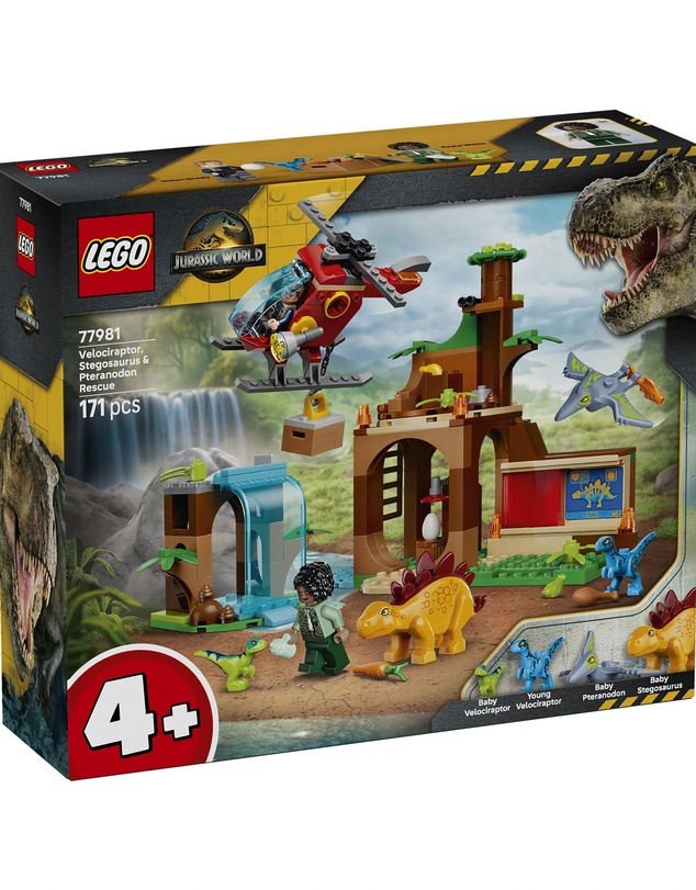 LEGO - 77981 Velociraptor, Stegosaurus & Pteranodon R