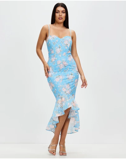 Romance by Honey and Beau - Amalia High Low Maxi Dress