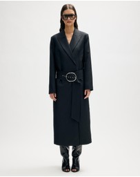 Minima Esenciales - Iver Wool Blend Belted Coat