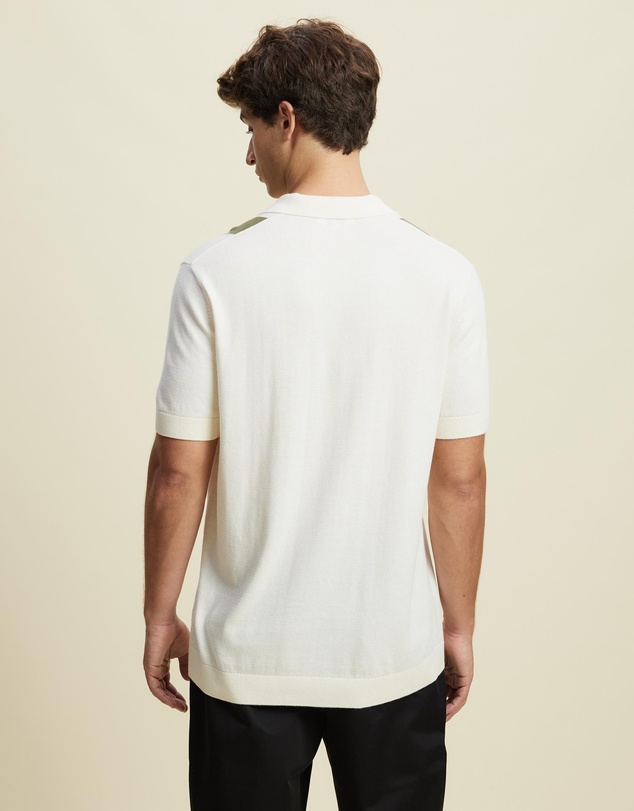 AERE - Arlo Organic Cotton Stripe Knit Polo