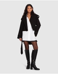 Belle & Bloom - Fast Car Cropped Trench