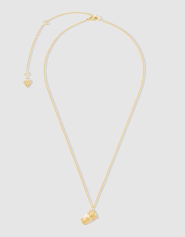 Wanderlust + Co - Coffee On The Gold Necklace