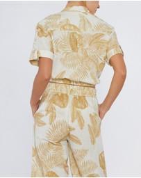 Amelius - Samara Linen Tie Front Top