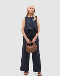 Seed Heritage - Core Linen Casual Tie Pant