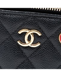 Pre-Loved by Azura Reborn - Pre-Loved Mini Quilted Caviar Coco Casino Vanity Case