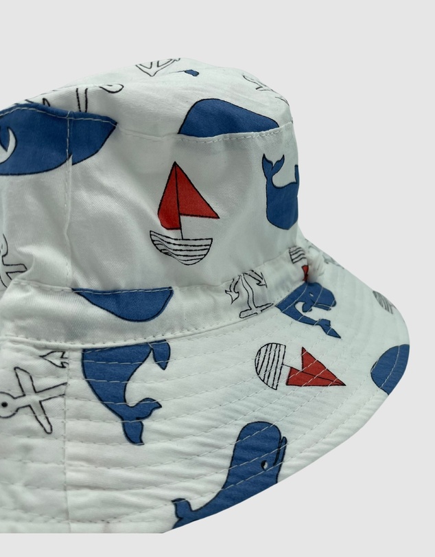 Jacaru - Jacaru 1895 Kids Whales Bucket Hat