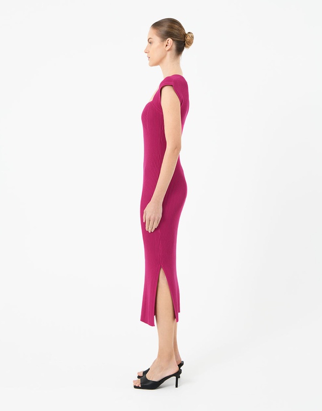 Forcast - Mara Heart Neck Knit Dress