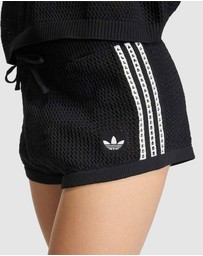 adidas Originals - Knitted Crochet Shorts
