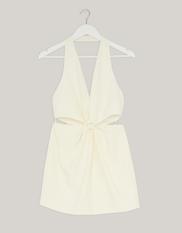 Revibe - Repaired MISHA The Wander Twill Mini Dress - AU 10