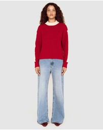MINKPINK - Tilli Contrast Stripe Knit Jumper