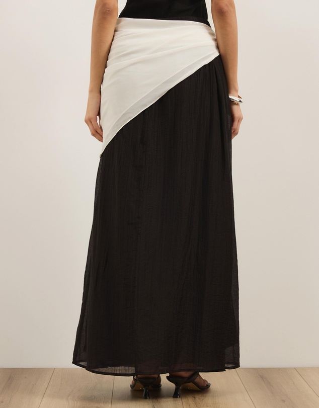 Atmos&Here - Sammie Maxi Skirt With Detachable Scarf