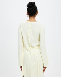 Third Form - Stroke Frill Blouse
