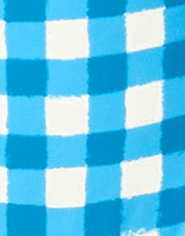 Kate Spade - Gingham High Cut High Waist Bikini Bottom