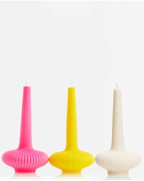 XRJ Celebrations - Vertex Candle Neon Yellow