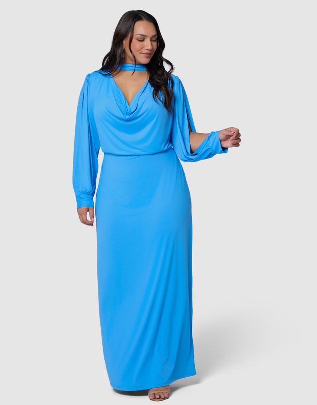 Pink Dusk by Curve Project - Hot Spell Maxi Dress
