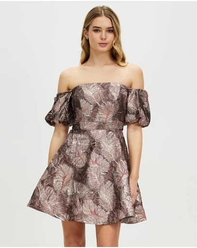 Romance by Honey and Beau - Milla Puff Sleeve Dress