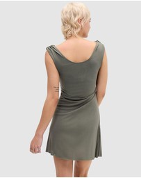 BDG By Urban Outfitters - BDG Fia Cupro Mini Dress