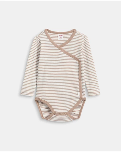 Seed Heritage - Logo Stripe Wrap Bodysuit