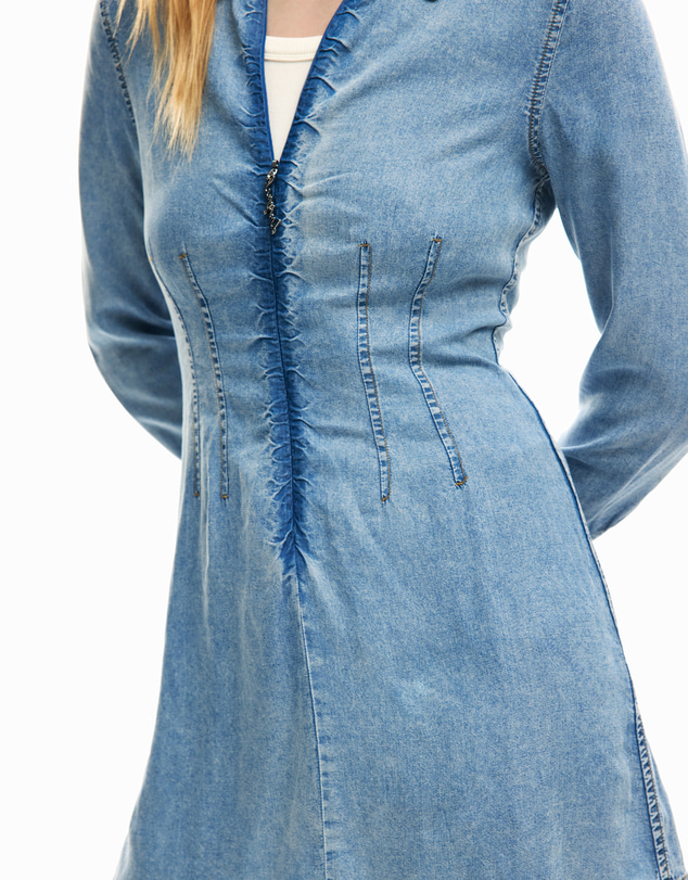 Desigual - Slim denim dress