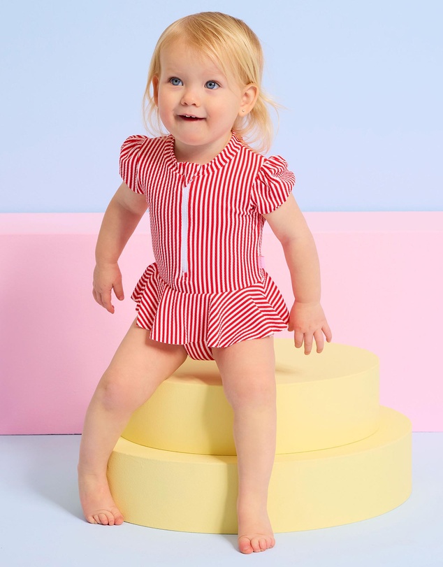 Seafolly - Textured Peplum Sunsuit - Babies