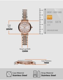 Emporio Armani - Two Tone Analogue Watch AR11223