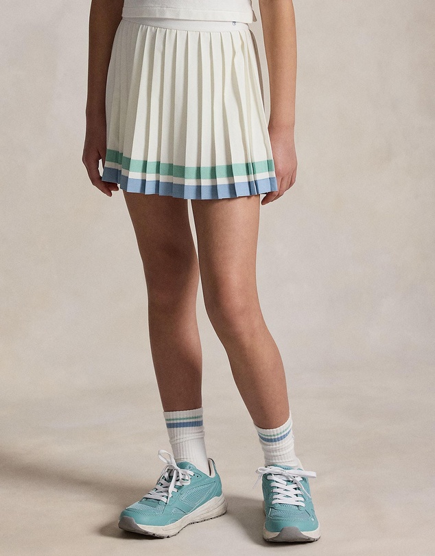 Polo Ralph Lauren - Striped Pleated Skort - Teens