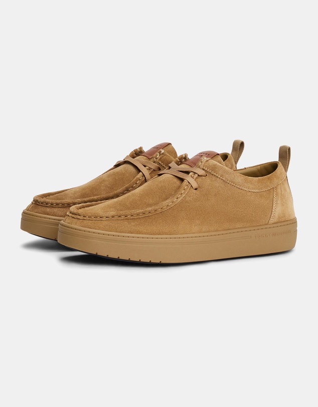 Tommy Hilfiger - Modern Light Suede Moc Toe Shoes - Men's