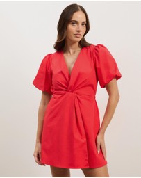 Atmos&Here - Cole Cotton Poplin Mini Dress
